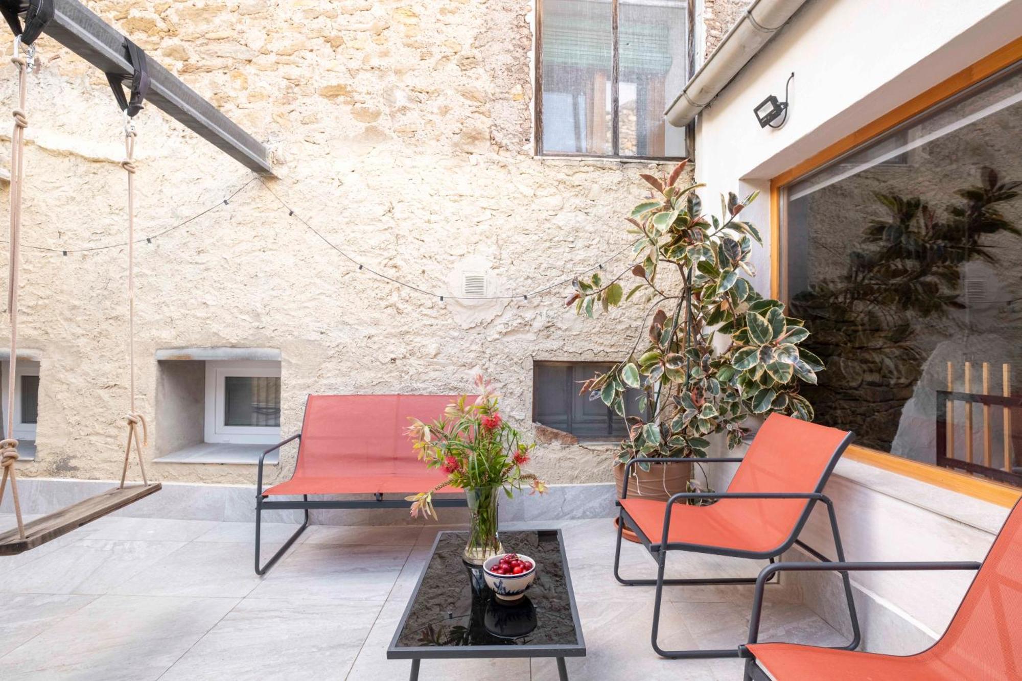 Casa Acollidora I Familiar Amb Jardi I Barbacoa Villa อาเกอร์ ภายนอก รูปภาพ